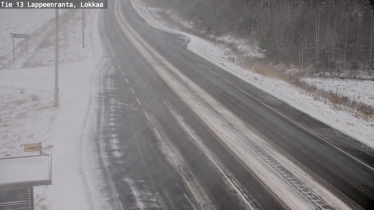 Kelikamerat Kuva Tie 13 Lokkaan suora, Lappeenranta, Etelä-Karjala