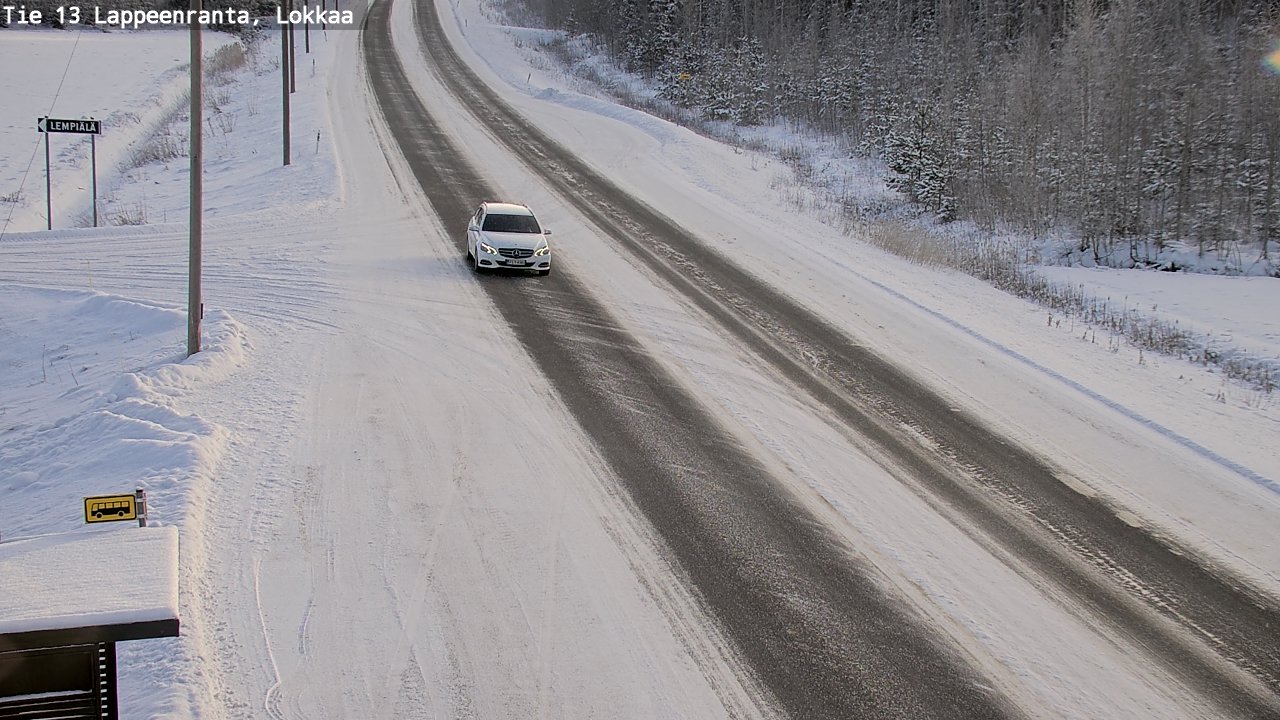 Kelikamerat Kuva Tie 13 Lokkaan suora, Lappeenranta, Etelä-Karjala
