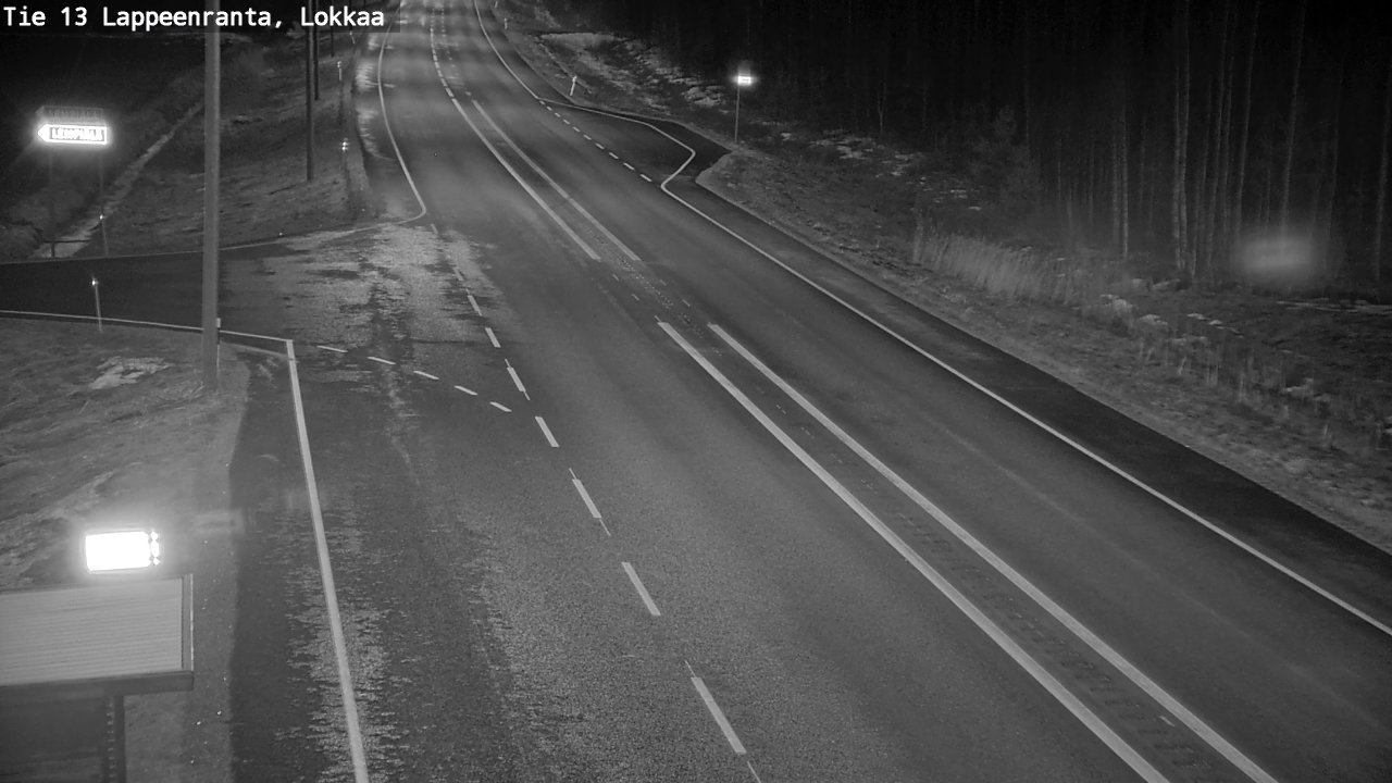 Kelikamerat Kuva Tie 13 Lokkaan suora, Lappeenranta, Etelä-Karjala