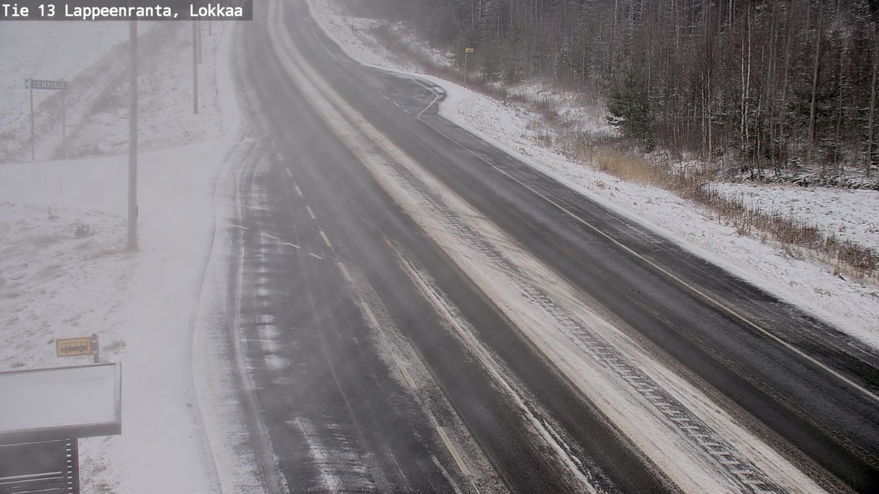 Kelikamerat Kuva Tie 13 Lokkaan suora, Lappeenranta, Etelä-Karjala