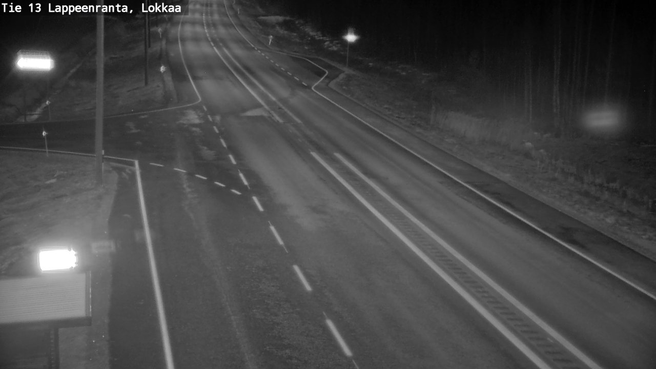 Kelikamerat Kuva Tie 13 Lokkaan suora, Lappeenranta, Etelä-Karjala