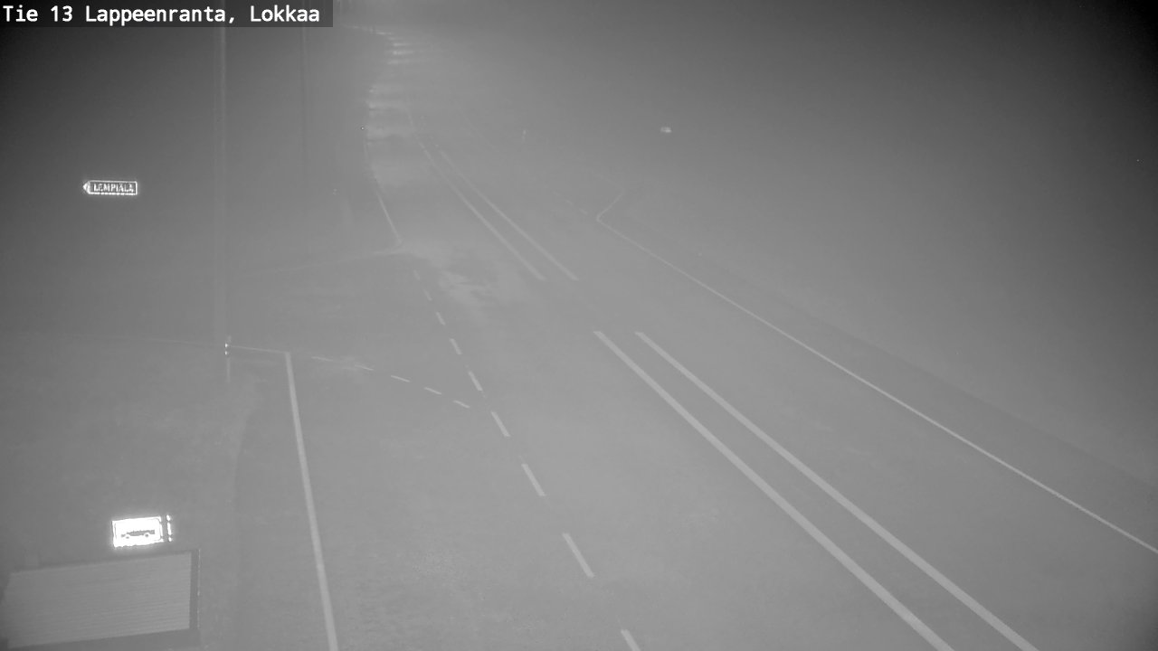 Kelikamerat Kuva Tie 13 Lokkaan suora, Lappeenranta, Etelä-Karjala