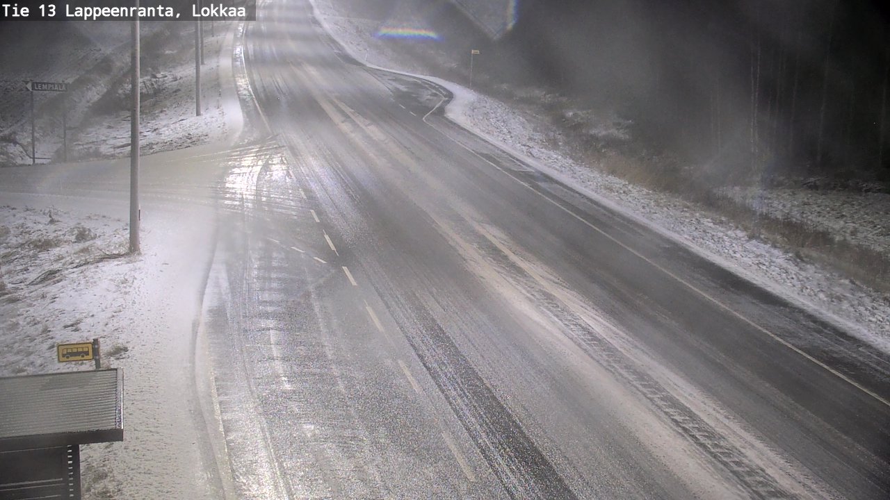 Kelikamerat Kuva Tie 13 Lokkaan suora, Lappeenranta, Etelä-Karjala