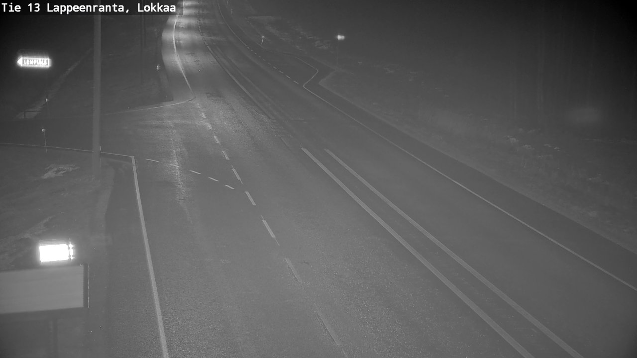 Kelikamerat Kuva Tie 13 Lokkaan suora, Lappeenranta, Etelä-Karjala