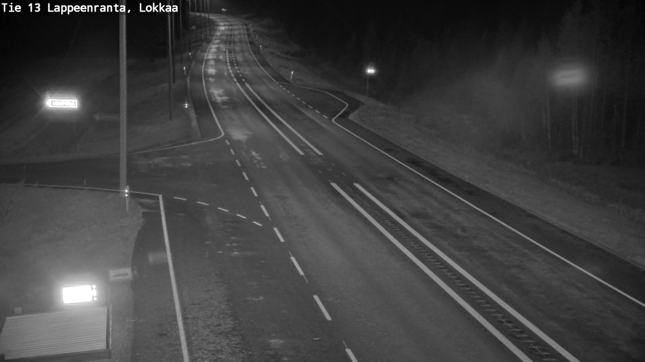Kelikamerat Kuva Tie 13 Lokkaan suora, Lappeenranta, Etelä-Karjala