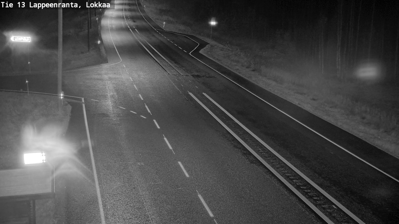 Kelikamerat Kuva Tie 13 Lokkaan suora, Lappeenranta, Etelä-Karjala