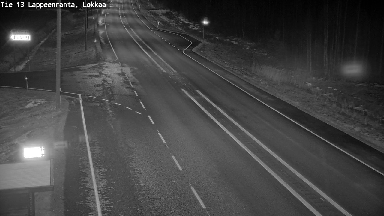 Kelikamerat Kuva Tie 13 Lokkaan suora, Lappeenranta, Etelä-Karjala