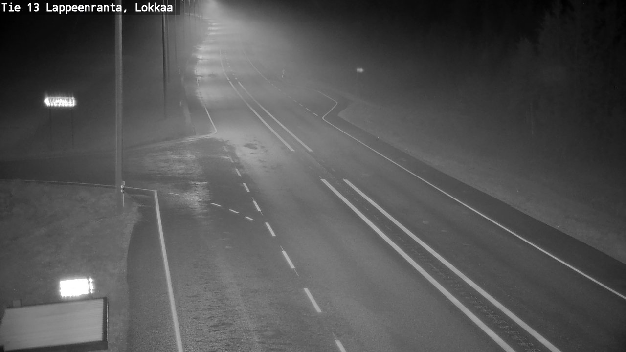 Kelikamerat Kuva Tie 13 Lokkaan suora, Lappeenranta, Etelä-Karjala