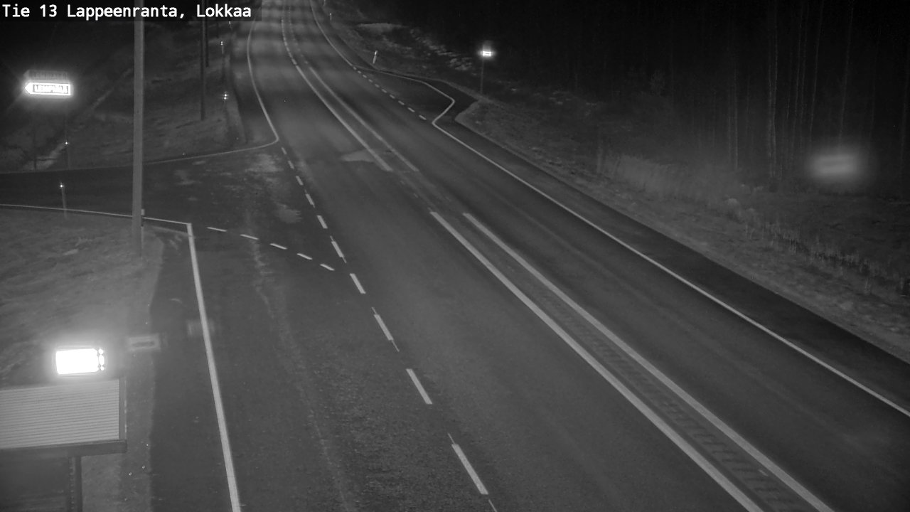 Kelikamerat Kuva Tie 13 Lokkaan suora, Lappeenranta, Etelä-Karjala