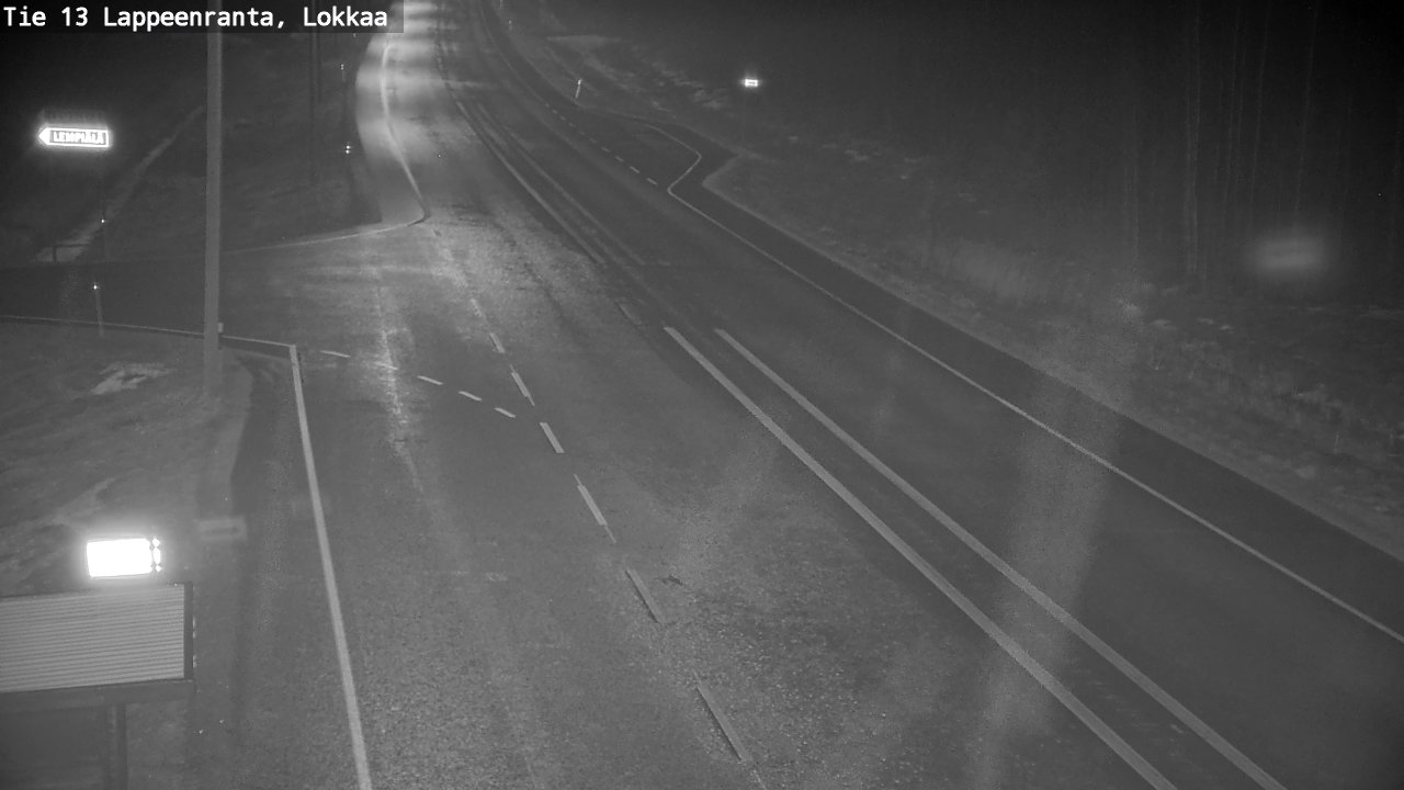 Kelikamerat Kuva Tie 13 Lokkaan suora, Lappeenranta, Etelä-Karjala