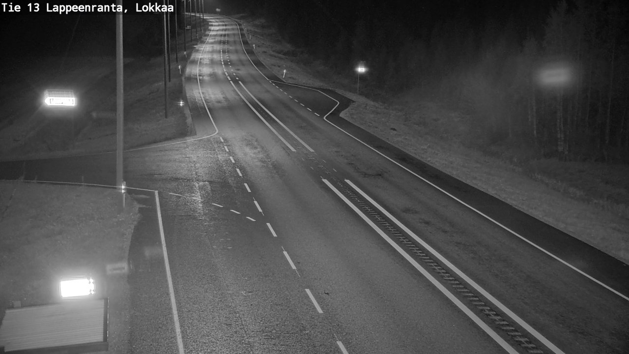 Kelikamerat Kuva Tie 13 Lokkaan suora, Lappeenranta, Etelä-Karjala