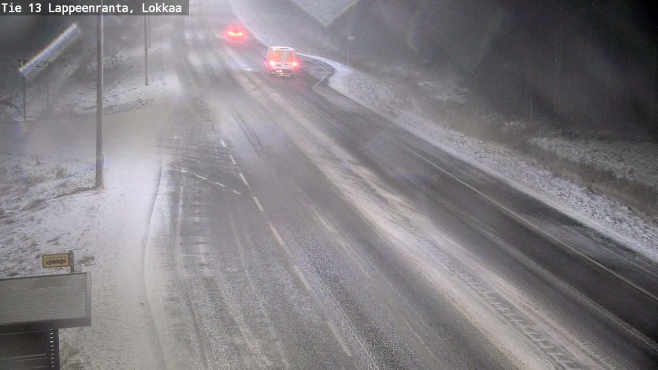 Kelikamerat Kuva Tie 13 Lokkaan suora, Lappeenranta, Etelä-Karjala