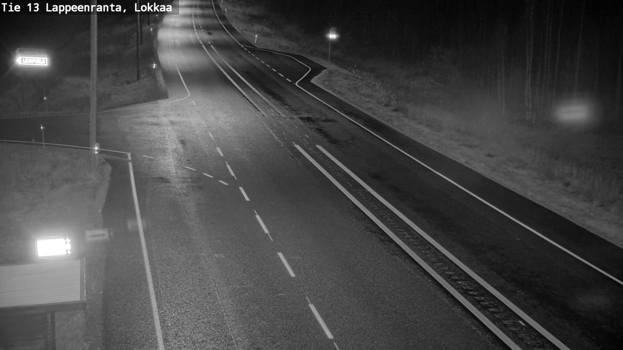 Kelikamerat Kuva Tie 13 Lokkaan suora, Lappeenranta, Etelä-Karjala
