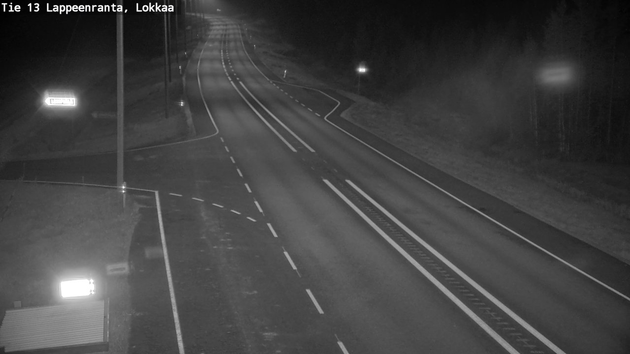 Kelikamerat Kuva Tie 13 Lokkaan suora, Lappeenranta, Etelä-Karjala