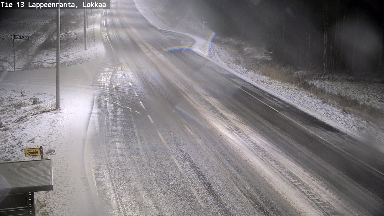 Kelikamerat Kuva Tie 13 Lokkaan suora, Lappeenranta, Etelä-Karjala