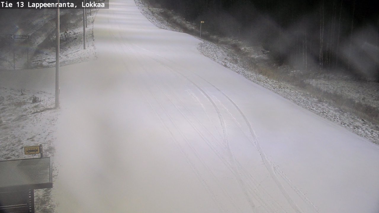 Kelikamerat Kuva Tie 13 Lokkaan suora, Lappeenranta, Etelä-Karjala