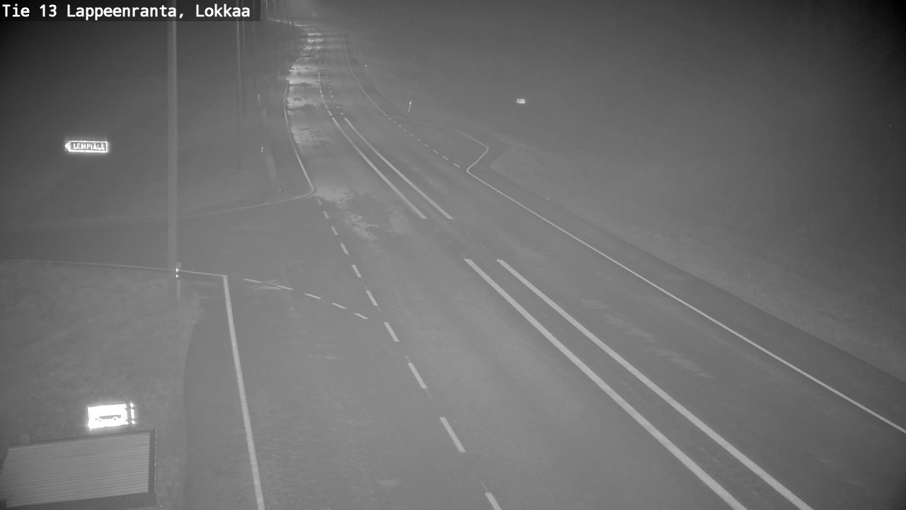 Kelikamerat Kuva Tie 13 Lokkaan suora, Lappeenranta, Etelä-Karjala