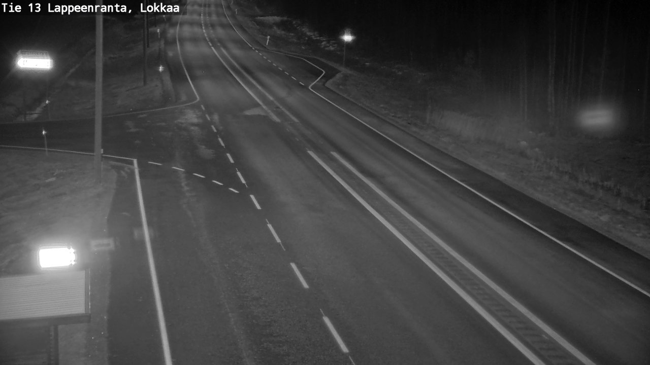 Kelikamerat Kuva Tie 13 Lokkaan suora, Lappeenranta, Etelä-Karjala