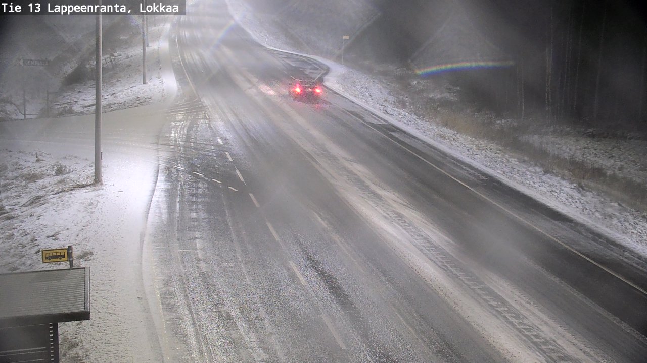 Kelikamerat Kuva Tie 13 Lokkaan suora, Lappeenranta, Etelä-Karjala