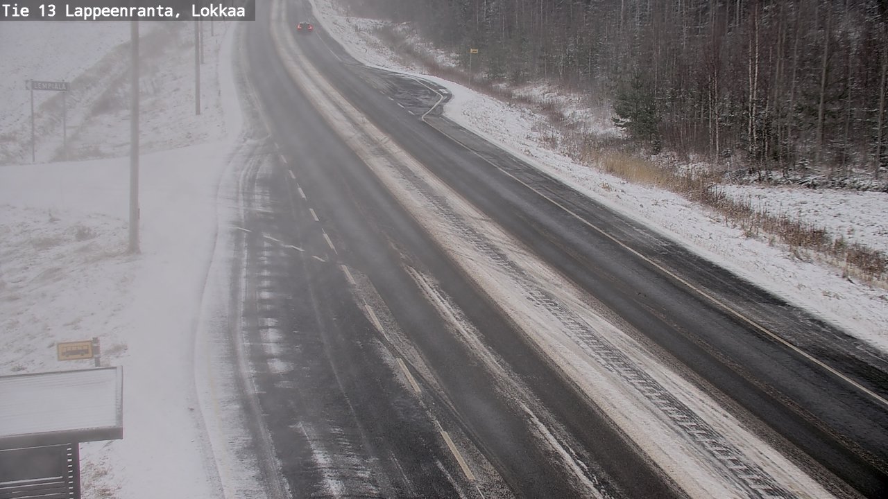 Kelikamerat Kuva Tie 13 Lokkaan suora, Lappeenranta, Etelä-Karjala