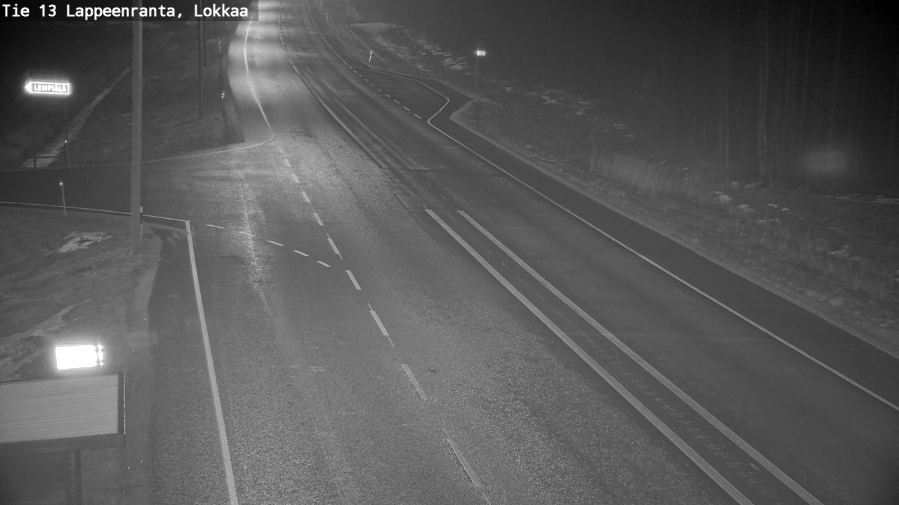 Kelikamerat Kuva Tie 13 Lokkaan suora, Lappeenranta, Etelä-Karjala