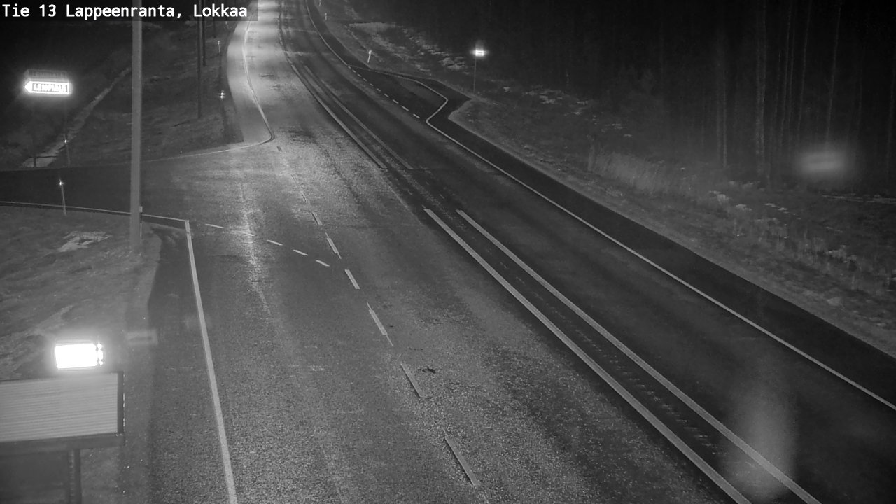 Kelikamerat Kuva Tie 13 Lokkaan suora, Lappeenranta, Etelä-Karjala