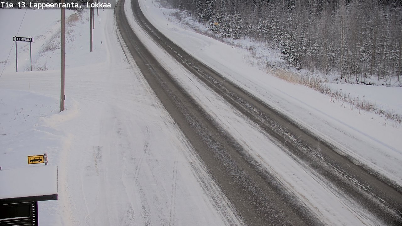 Kelikamerat Kuva Tie 13 Lokkaan suora, Lappeenranta, Etelä-Karjala