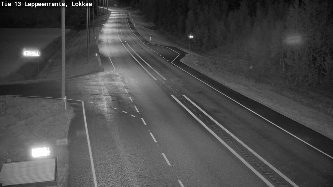 Kelikamerat Kuva Tie 13 Lokkaan suora, Lappeenranta, Etelä-Karjala