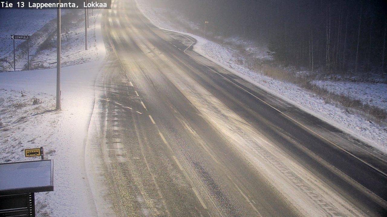 Kelikamerat Kuva Tie 13 Lokkaan suora, Lappeenranta, Etelä-Karjala