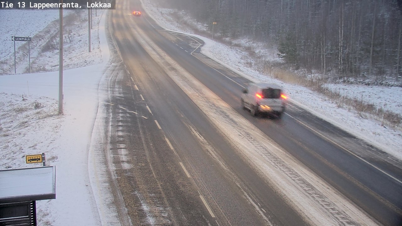 Kelikamerat Kuva Tie 13 Lokkaan suora, Lappeenranta, Etelä-Karjala