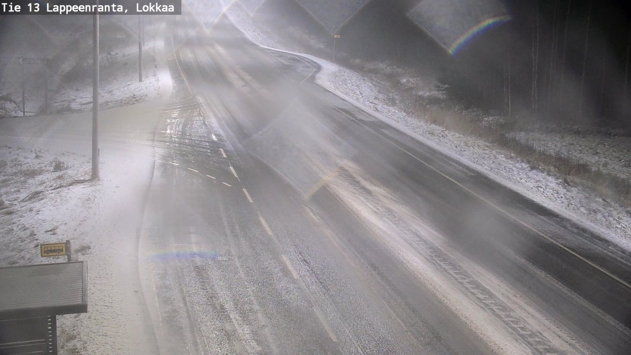 Kelikamerat Kuva Tie 13 Lokkaan suora, Lappeenranta, Etelä-Karjala