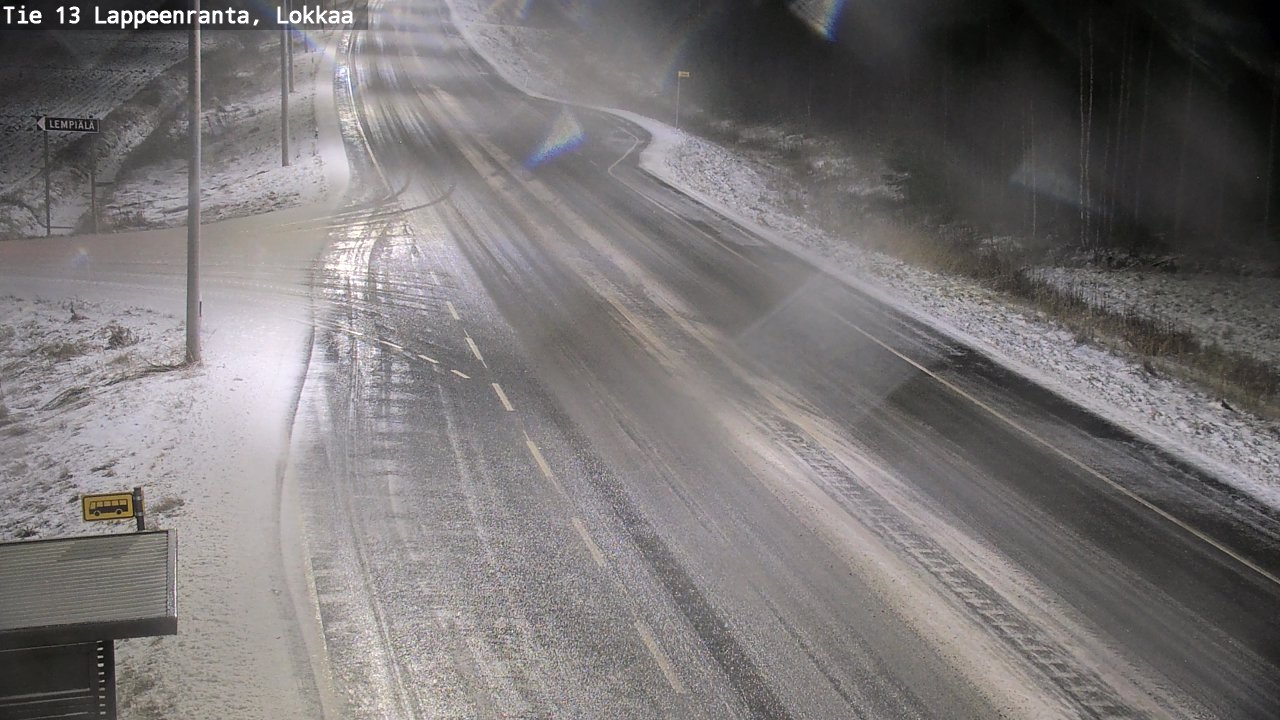 Kelikamerat Kuva Tie 13 Lokkaan suora, Lappeenranta, Etelä-Karjala