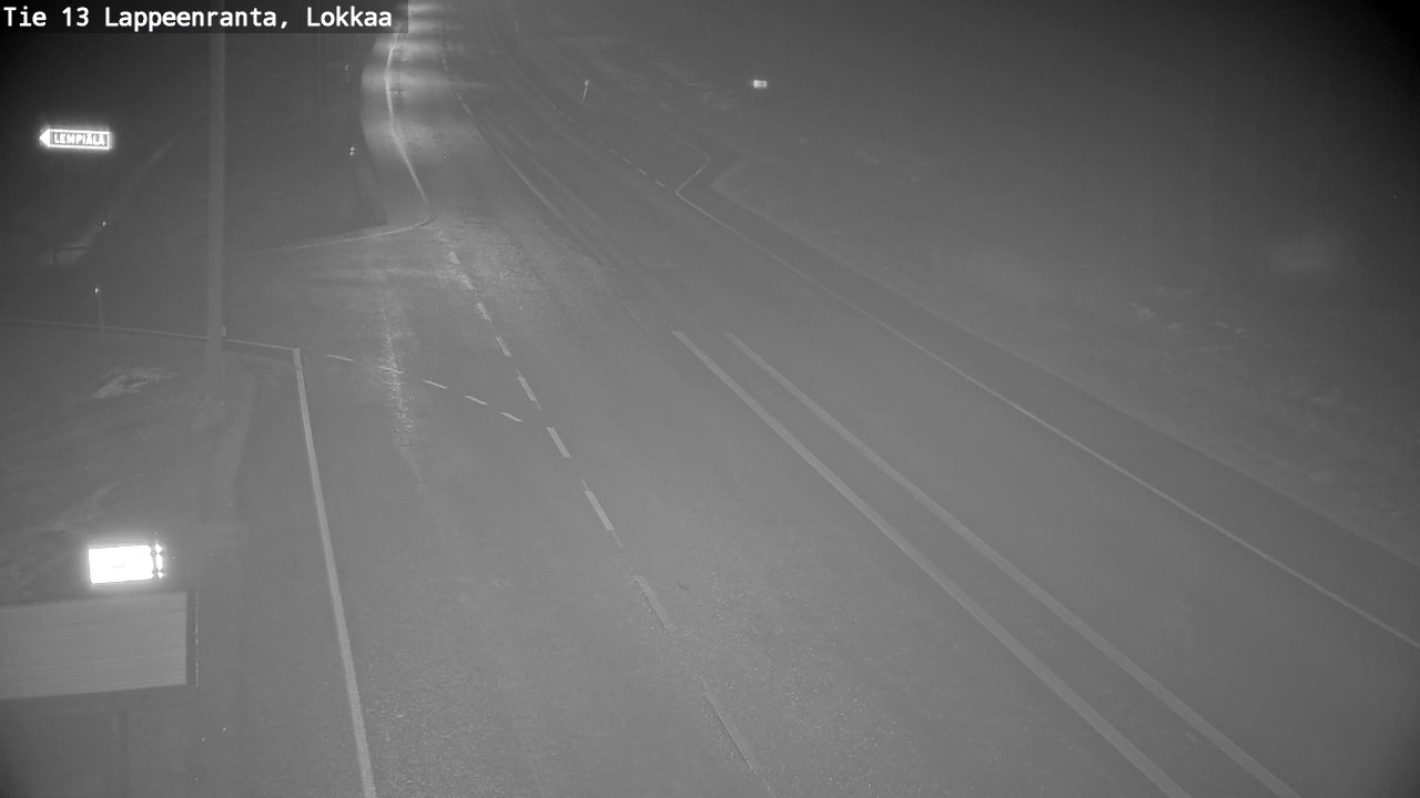 Kelikamerat Kuva Tie 13 Lokkaan suora, Lappeenranta, Etelä-Karjala