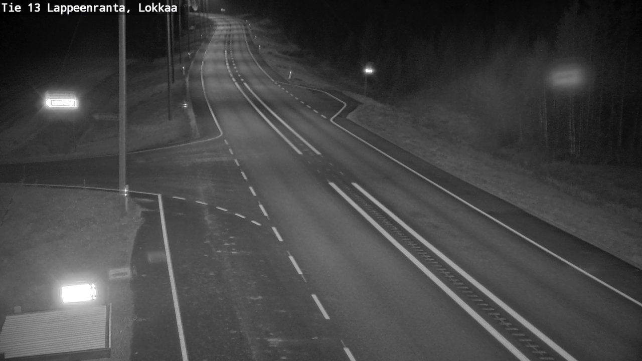 Kelikamerat Kuva Tie 13 Lokkaan suora, Lappeenranta, Etelä-Karjala