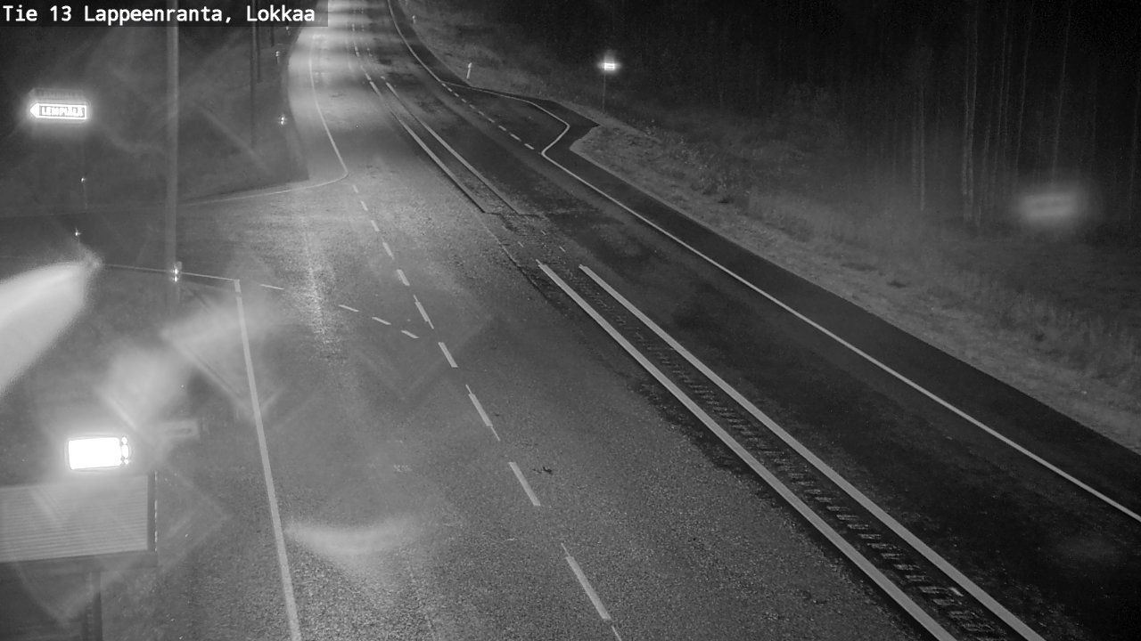 Kelikamerat Kuva Tie 13 Lokkaan suora, Lappeenranta, Etelä-Karjala