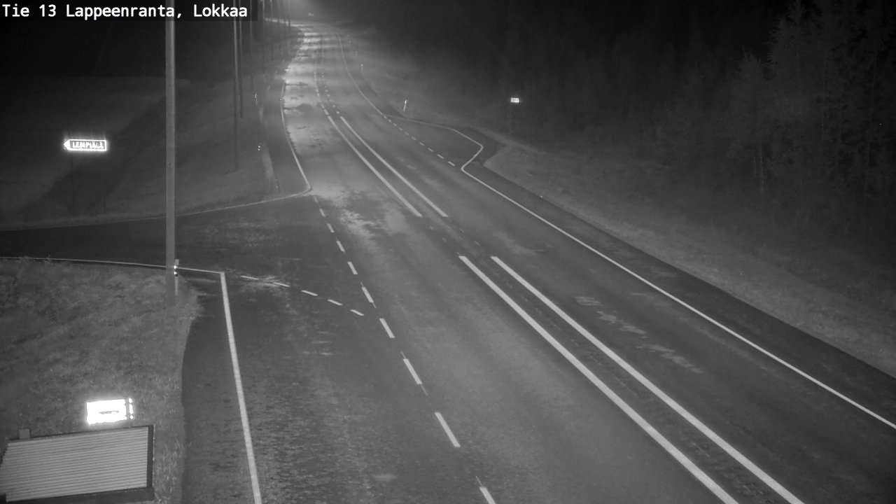 Kelikamerat Kuva Tie 13 Lokkaan suora, Lappeenranta, Etelä-Karjala
