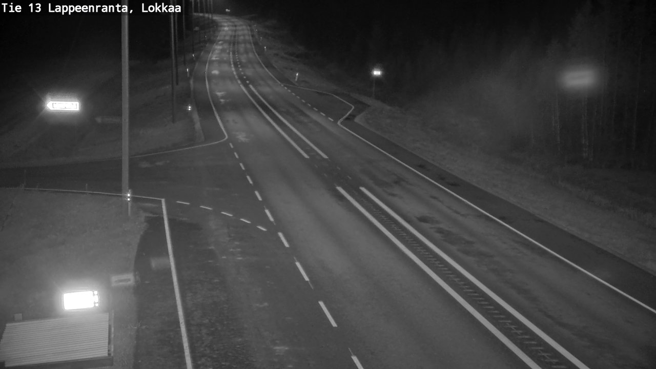 Kelikamerat Kuva Tie 13 Lokkaan suora, Lappeenranta, Etelä-Karjala