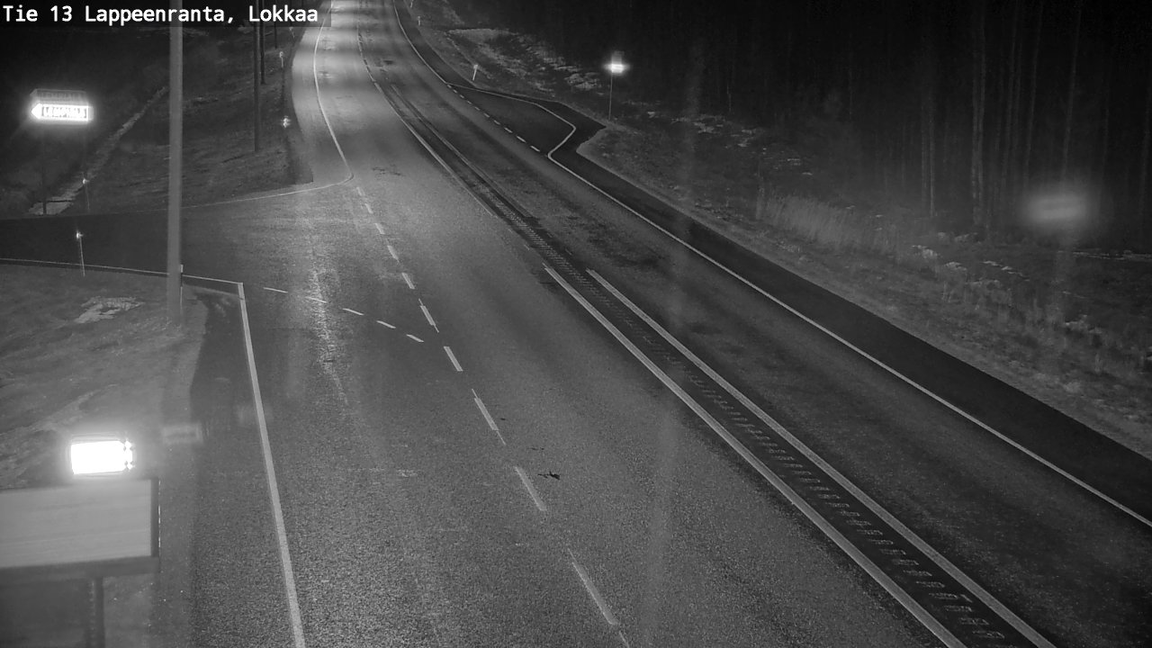 Kelikamerat Kuva Tie 13 Lokkaan suora, Lappeenranta, Etelä-Karjala