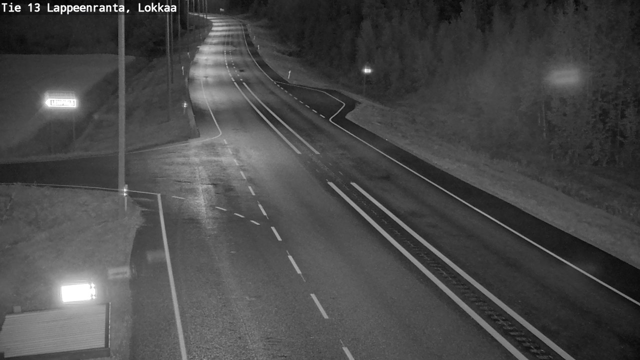 Kelikamerat Kuva Tie 13 Lokkaan suora, Lappeenranta, Etelä-Karjala