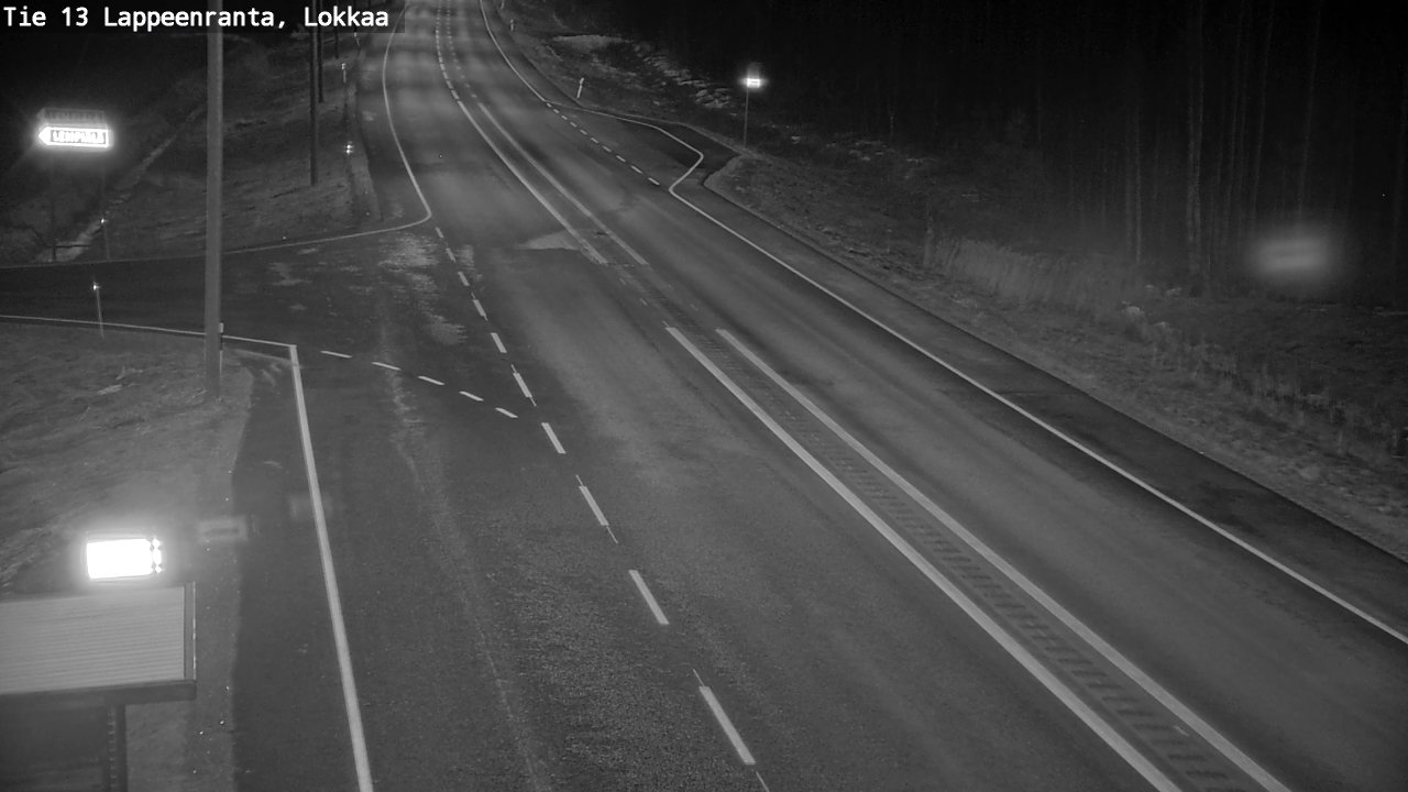 Kelikamerat Kuva Tie 13 Lokkaan suora, Lappeenranta, Etelä-Karjala