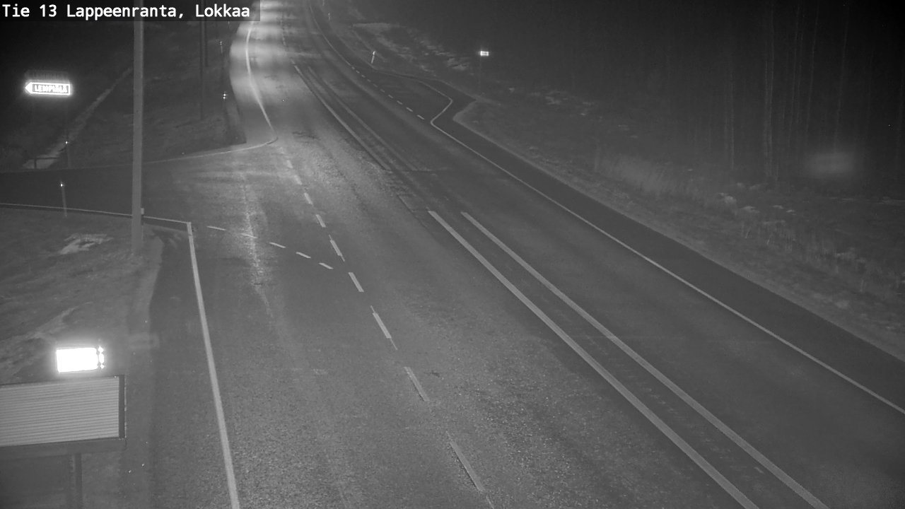 Kelikamerat Kuva Tie 13 Lokkaan suora, Lappeenranta, Etelä-Karjala