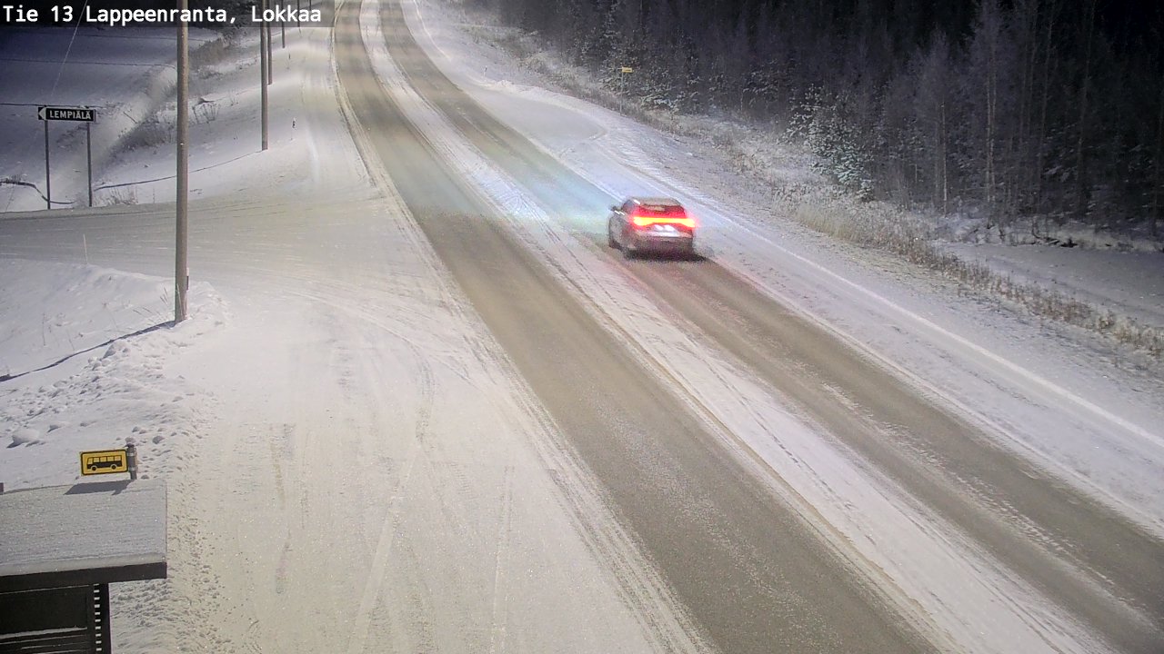 Kelikamerat Kuva Tie 13 Lokkaan suora, Lappeenranta, Etelä-Karjala