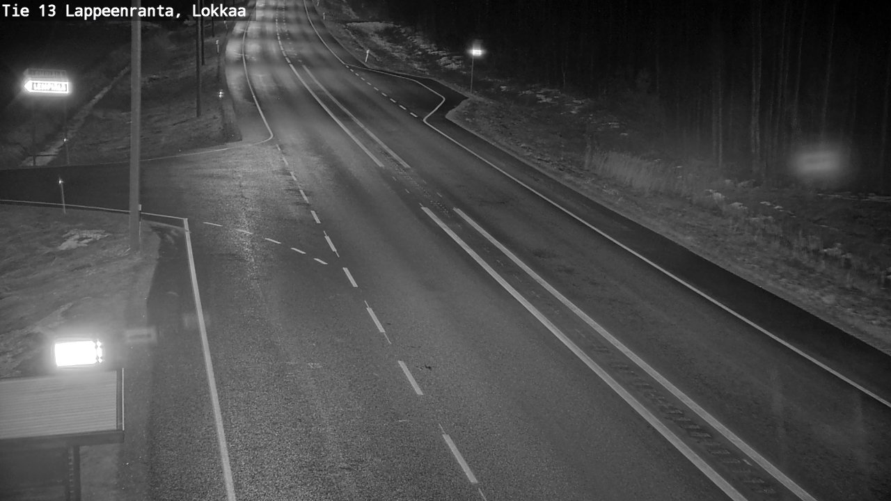 Kelikamerat Kuva Tie 13 Lokkaan suora, Lappeenranta, Etelä-Karjala