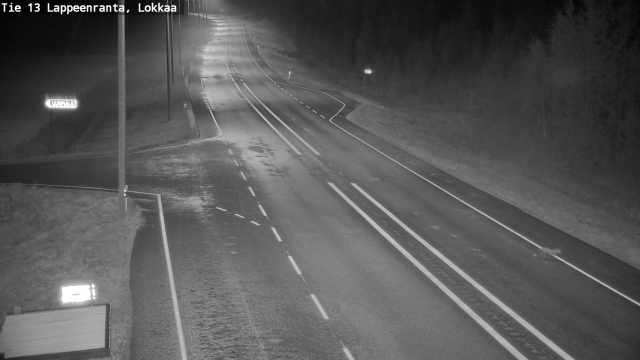 Kelikamerat Kuva Tie 13 Lokkaan suora, Lappeenranta, Etelä-Karjala