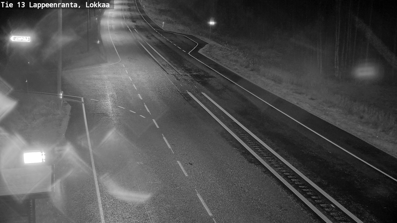 Kelikamerat Kuva Tie 13 Lokkaan suora, Lappeenranta, Etelä-Karjala