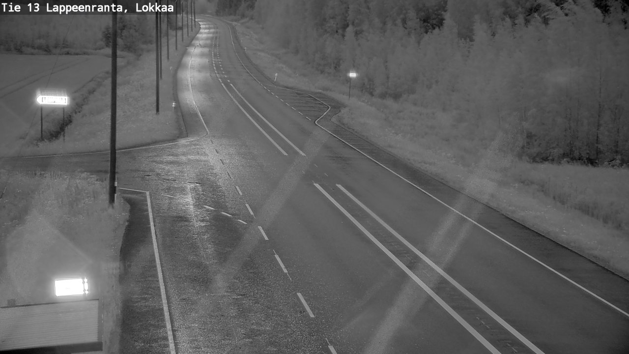 Kelikamerat Kuva Tie 13 Lokkaan suora, Lappeenranta, Etelä-Karjala