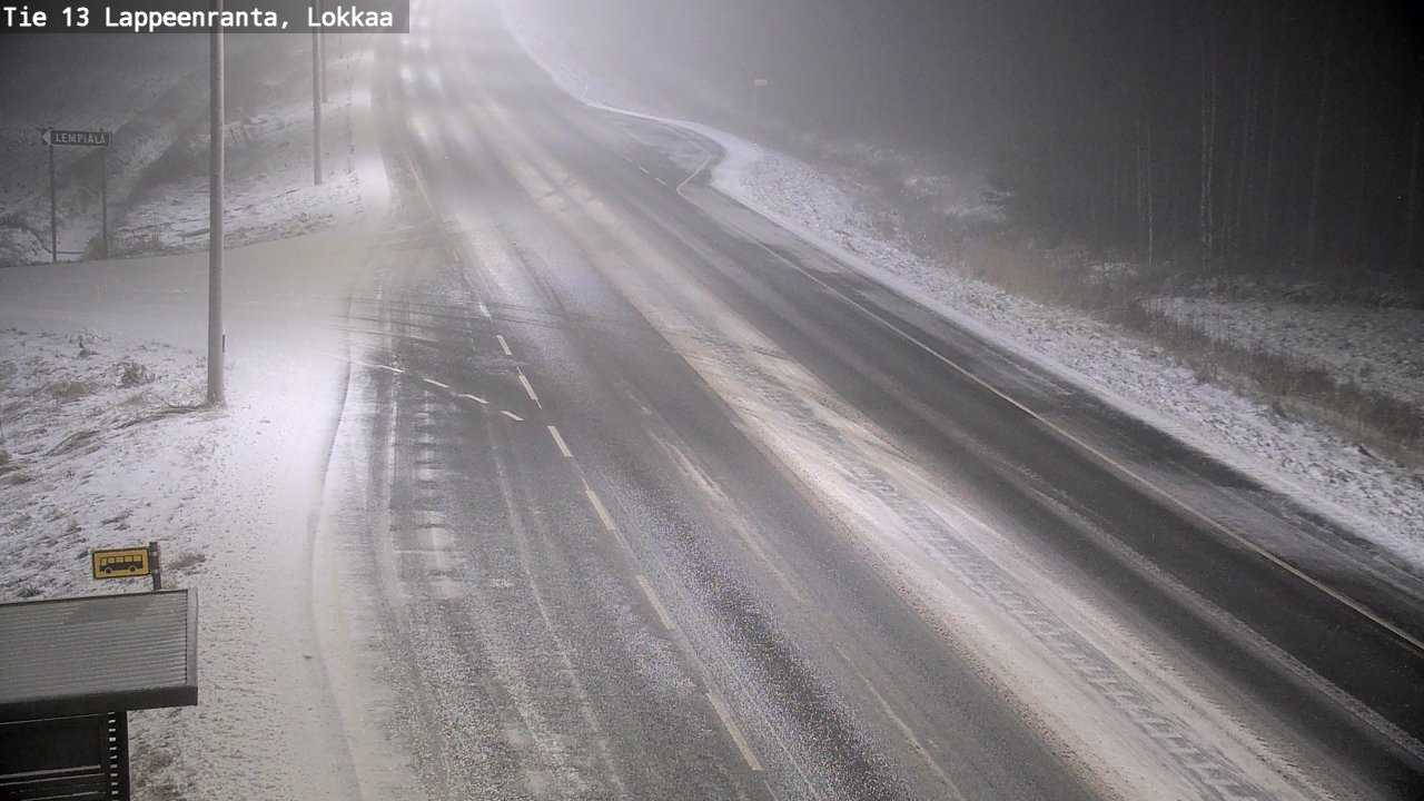 Kelikamerat Kuva Tie 13 Lokkaan suora, Lappeenranta, Etelä-Karjala