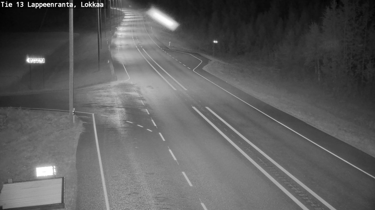 Kelikamerat Kuva Tie 13 Lokkaan suora, Lappeenranta, Etelä-Karjala