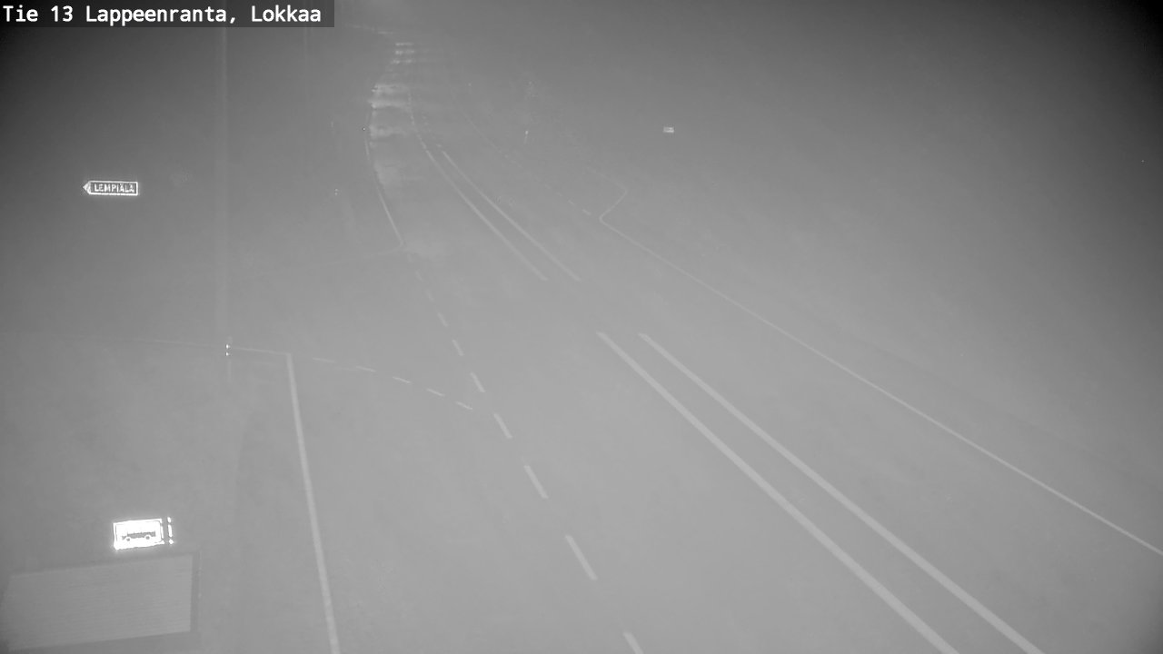 Kelikamerat Kuva Tie 13 Lokkaan suora, Lappeenranta, Etelä-Karjala