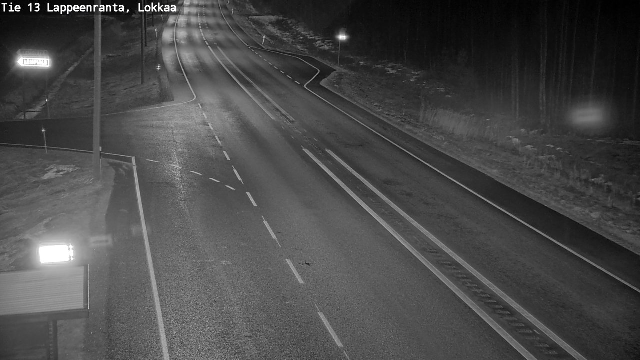 Kelikamerat Kuva Tie 13 Lokkaan suora, Lappeenranta, Etelä-Karjala